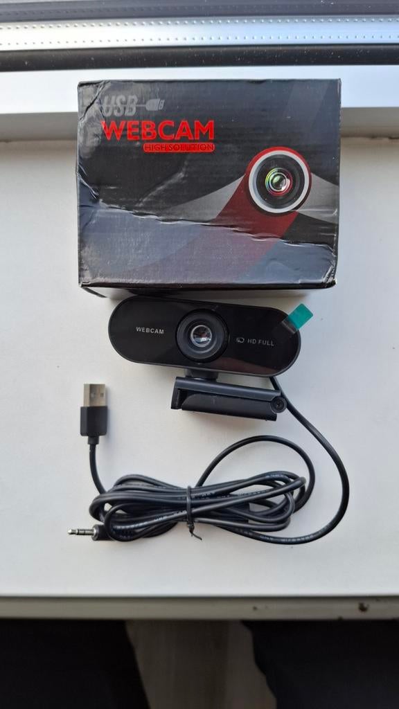 Full HD Webcams met microfoon en zoomfunctie, Computers en Software, Webcams, Gebruikt, Ophalen of Verzenden, Android, Zoomfunctie