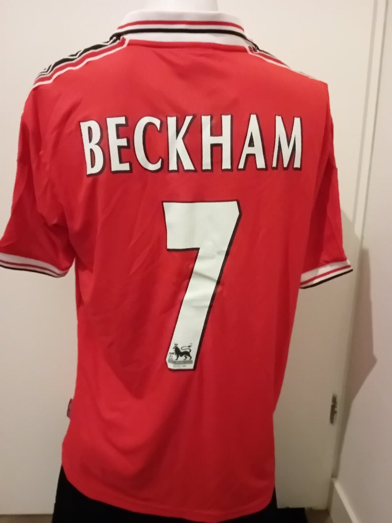Voetbalshirt United Beckham XL, Sport en Fitness, Maat XL, Ophalen of Verzenden, Zo goed als nieuw, Shirt