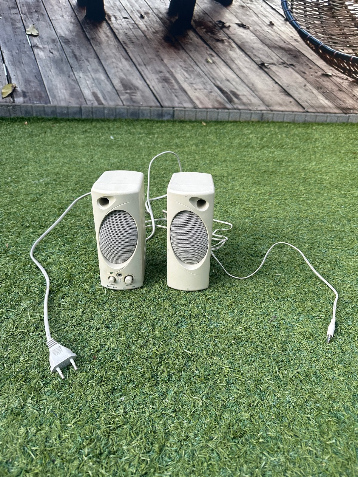 Compacte 2.0 PC Speakerset - Gebruikt, Ophalen, Gebruikt, Audiokanaal 2