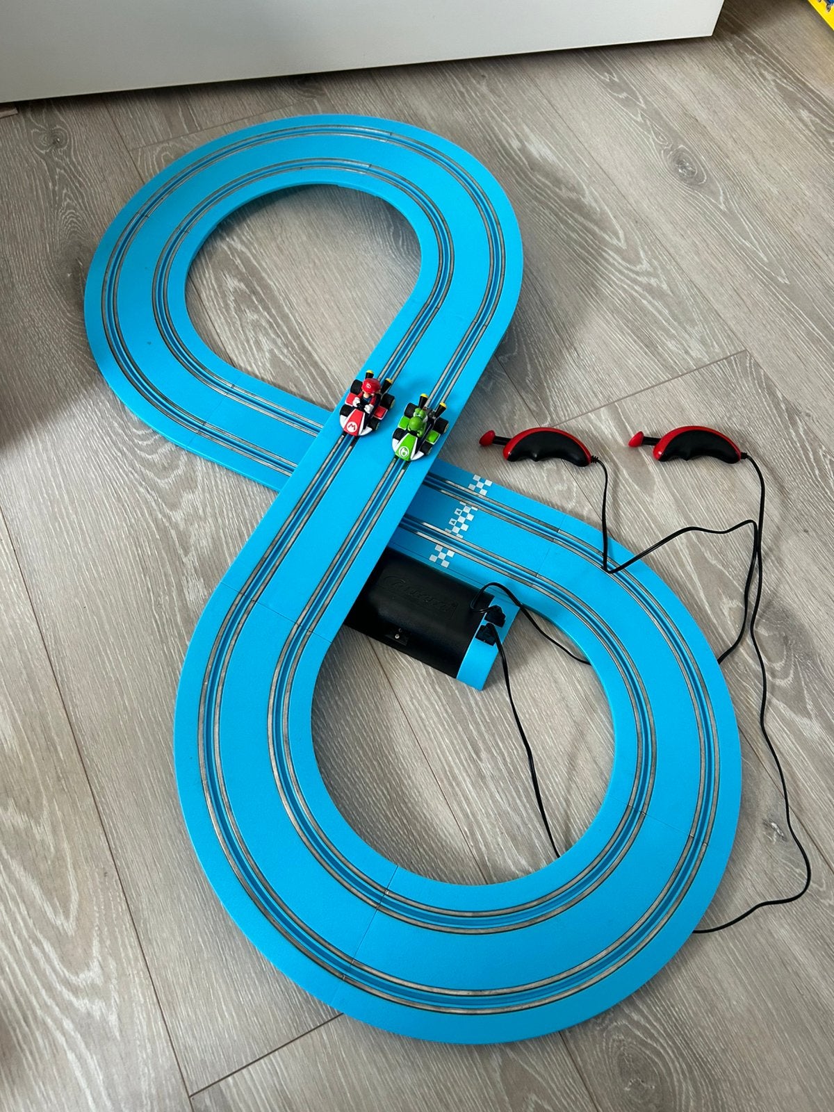 Mario Kart Racebaan met Mario en Yoshi auto’s, Zelf te bouwen, Carrera, Ophalen of Verzenden, Elektrisch