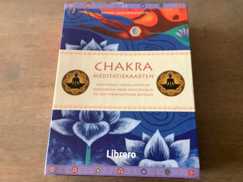 CHAKRA MEDITATIEKAARTEN  BOX NIEUW SWAMI SARADANANDA, Ophalen of Verzenden