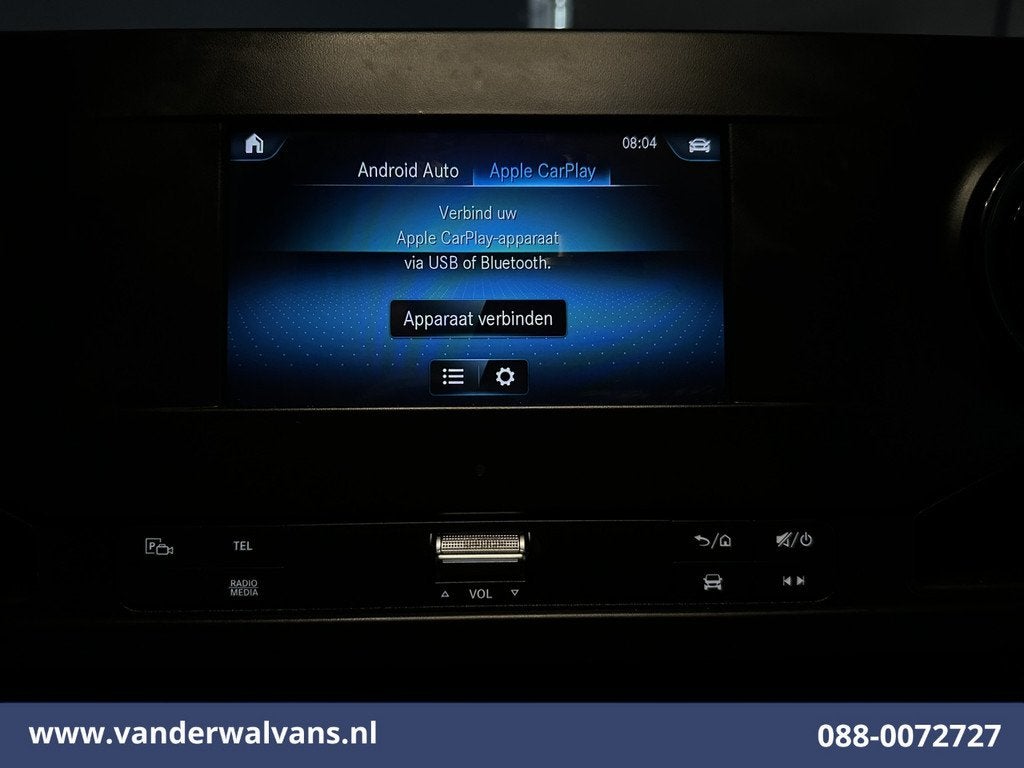 Mercedes-Benz Sprinter 316 CDI 164pk 3500kg Trekhaak L2H2 Eu, Auto's, Multifunctioneel stuurwiel, Gebruikt, 4 cilinders, Wit