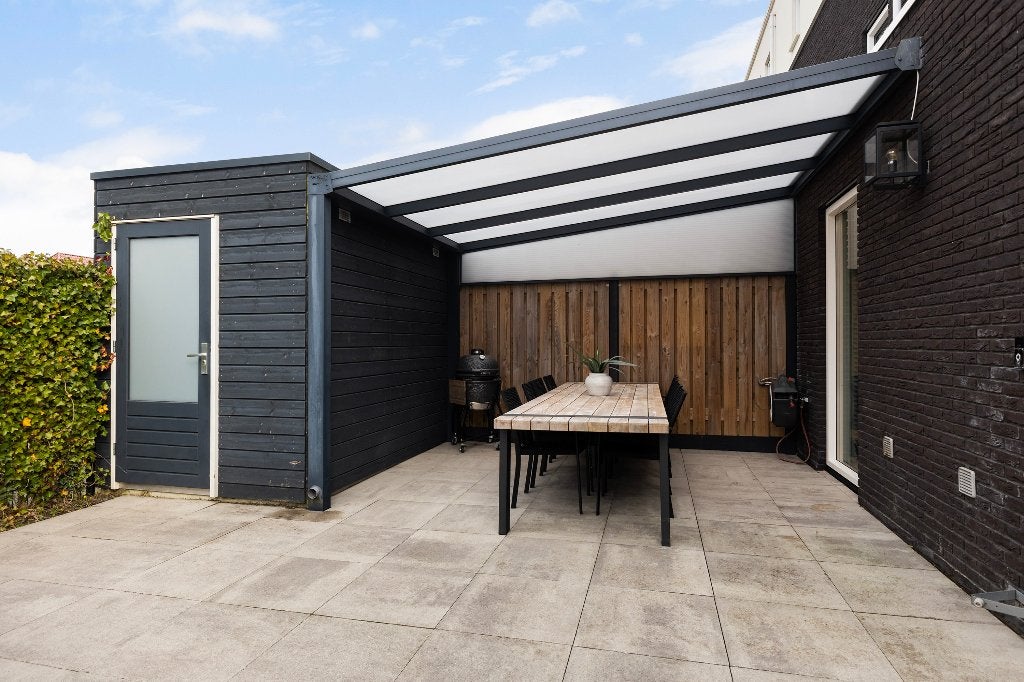 Tuintafel +8 stoelen, Tuin en Terras, Tuinsets en Loungesets, Ophalen, Gebruikt, Teakhout, 8 zitplaatsen