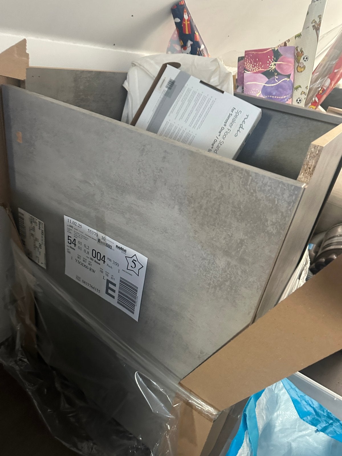 Nolte keuken kastje kleur beton, Overige materialen, 30 cm of meer, 50 tot 150 cm, Ophalen of Verzenden