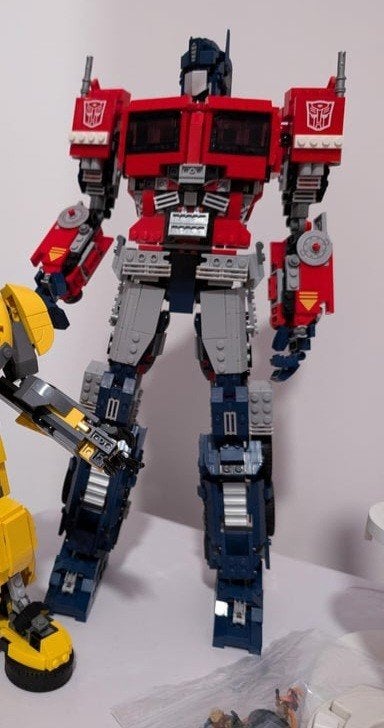 Lego Transformer 10302 Optimus Prime
Met doos (mindere staat, Ophalen of Verzenden