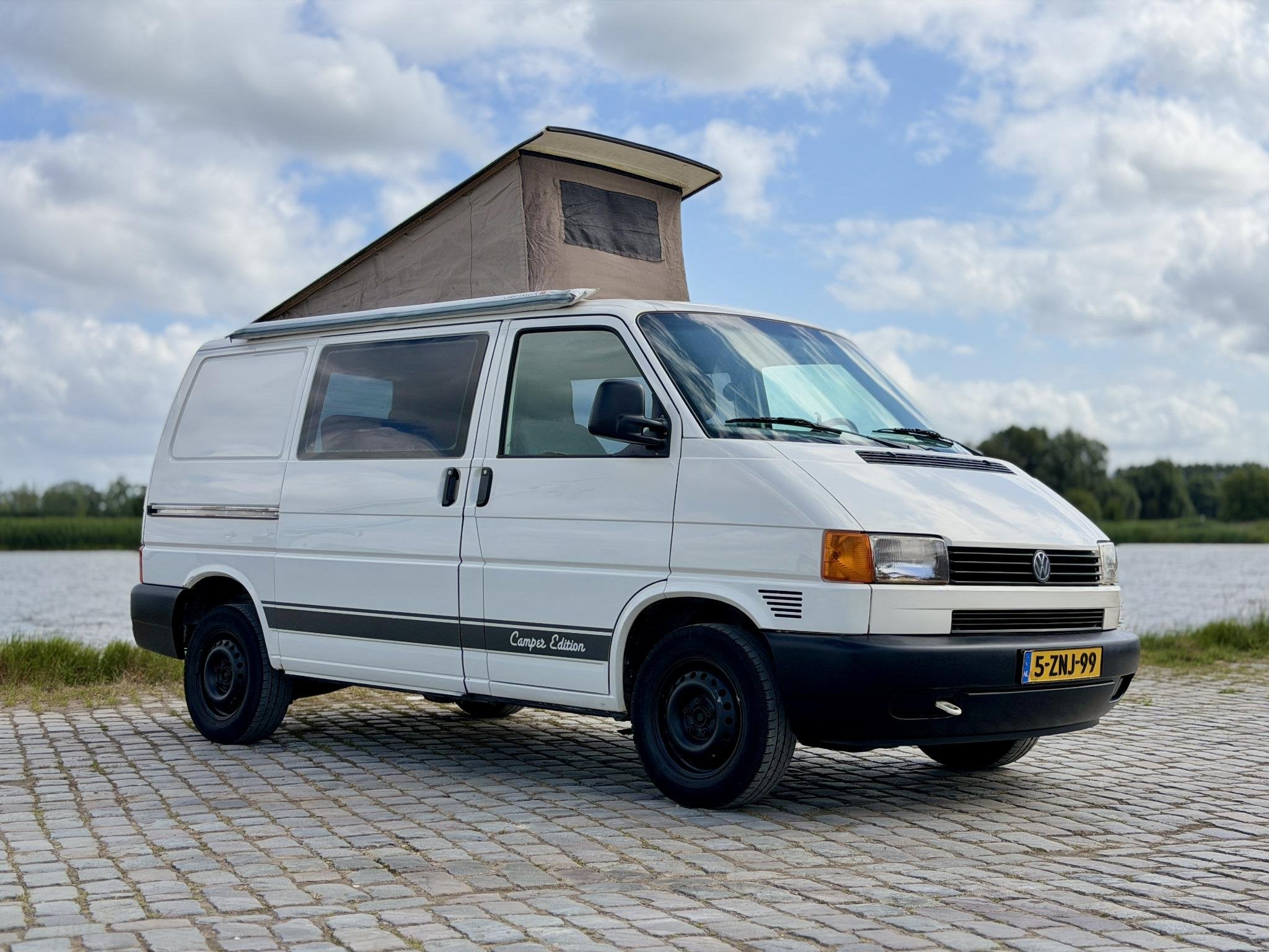 Volkswagen Transporter T4 Camper Edition|Hefdak 1.9 Comf., Auto's, Voorwielaandrijving, Stof, Gebruikt, 4 stoelen