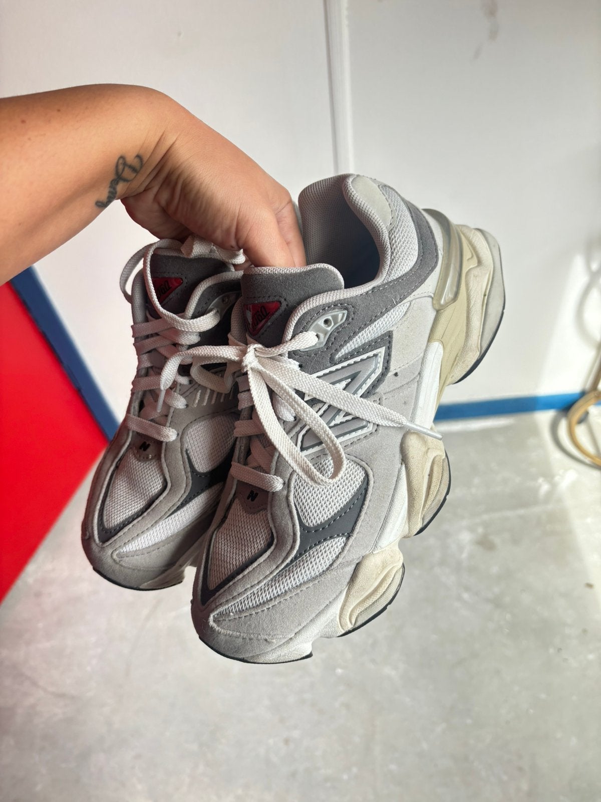 New Balance 9060 junior maat 38, Ophalen of Verzenden, Zo goed als nieuw, Schoenen