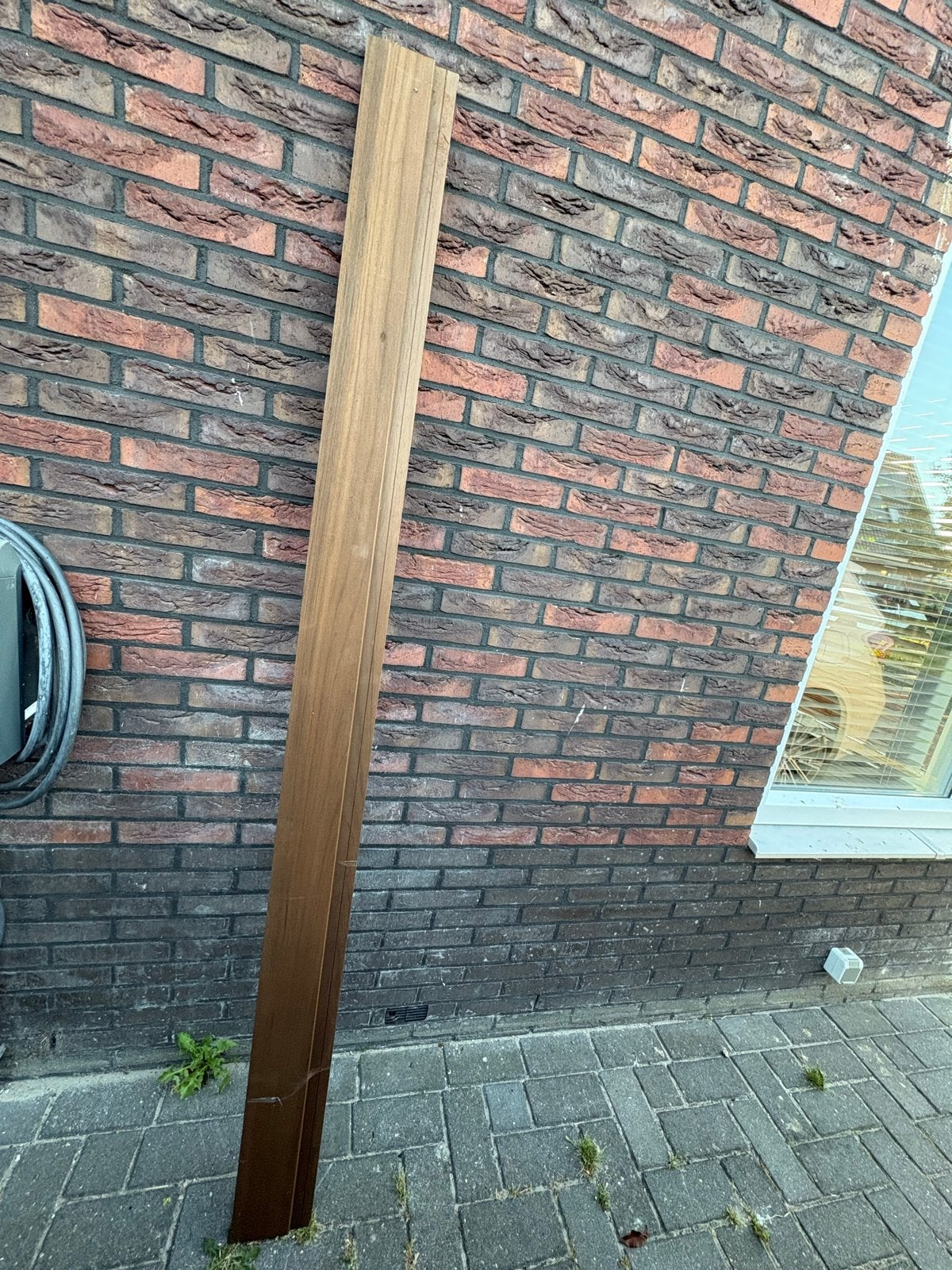 Ayous hout - Planken gevelbekleding 9 stuks!, Ophalen, Gebruikt, 25 tot 50 mm, Plank