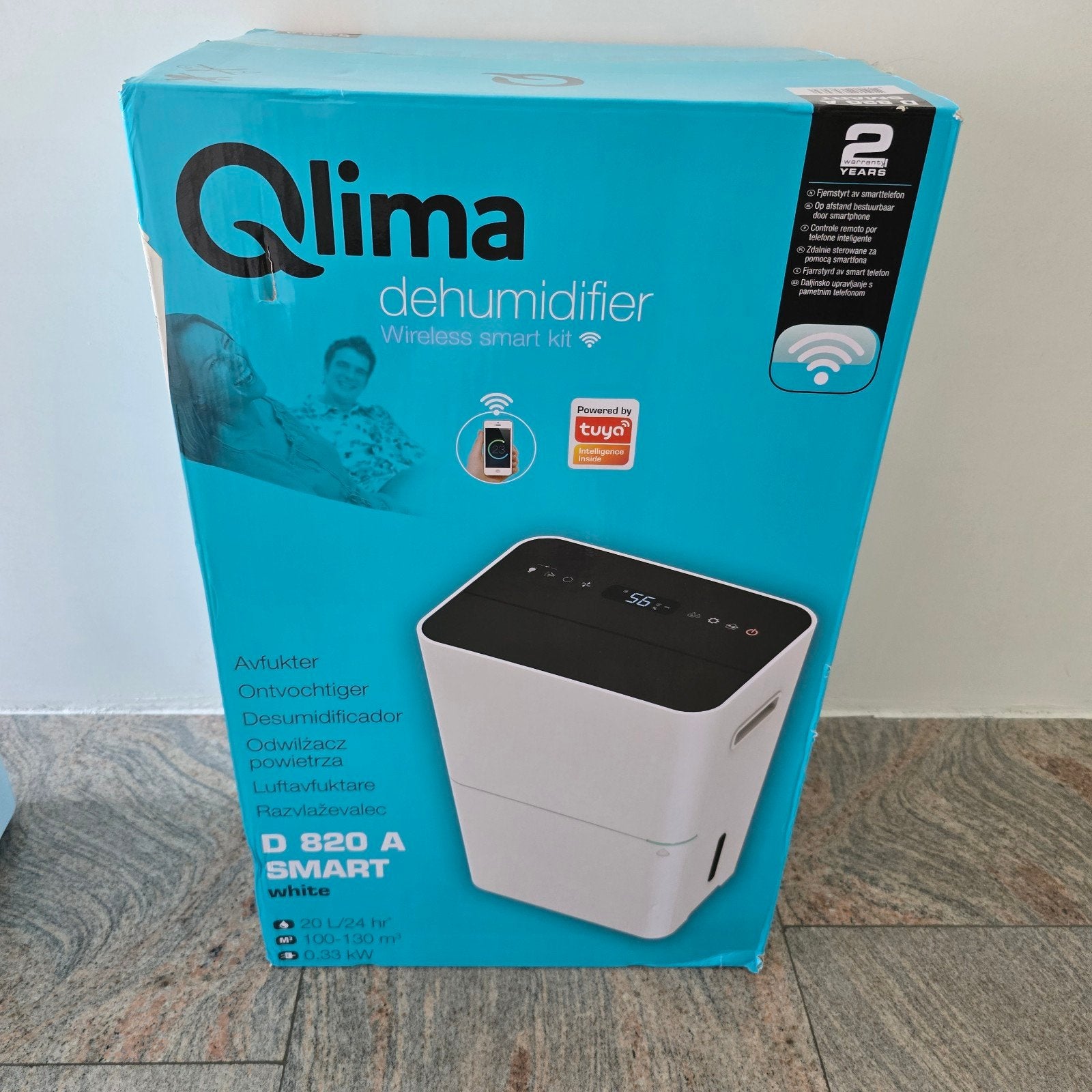 Qlima D 820 A Smart Luchtontvochtiger - Zo goed als nieuw, Ophalen, Zo goed als nieuw, Luchtontvochter