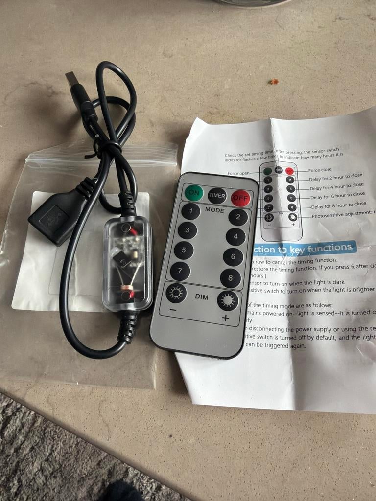 USB-kabel met afstandsbediening, Ophalen of Verzenden, Gebruikt