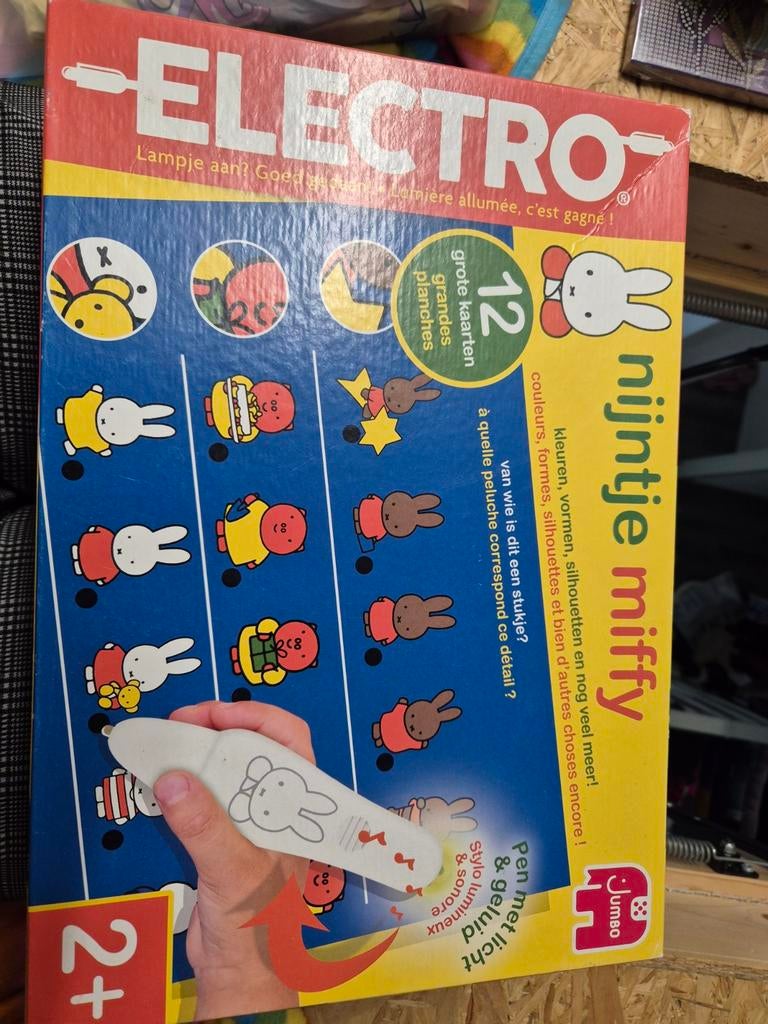 Nijntje Miffy Electro: Leerzaam Spel met Licht & Geluid, Ophalen of Verzenden, Zo goed als nieuw, Puzzelen, Met licht