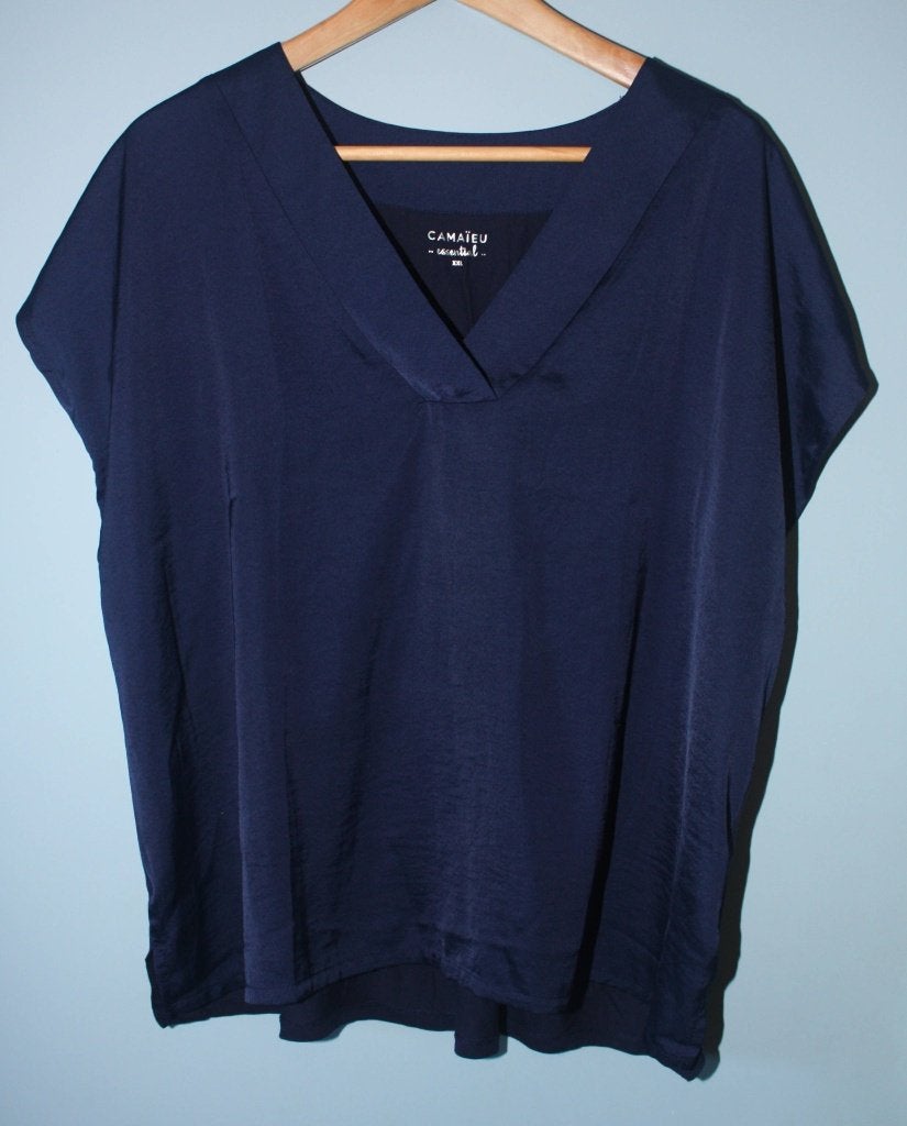Nieuwe top petrol blauw Camaïeu mt XXL, Camaïeu, Blauw, Maat 46/48 (XL) of groter, Nieuw