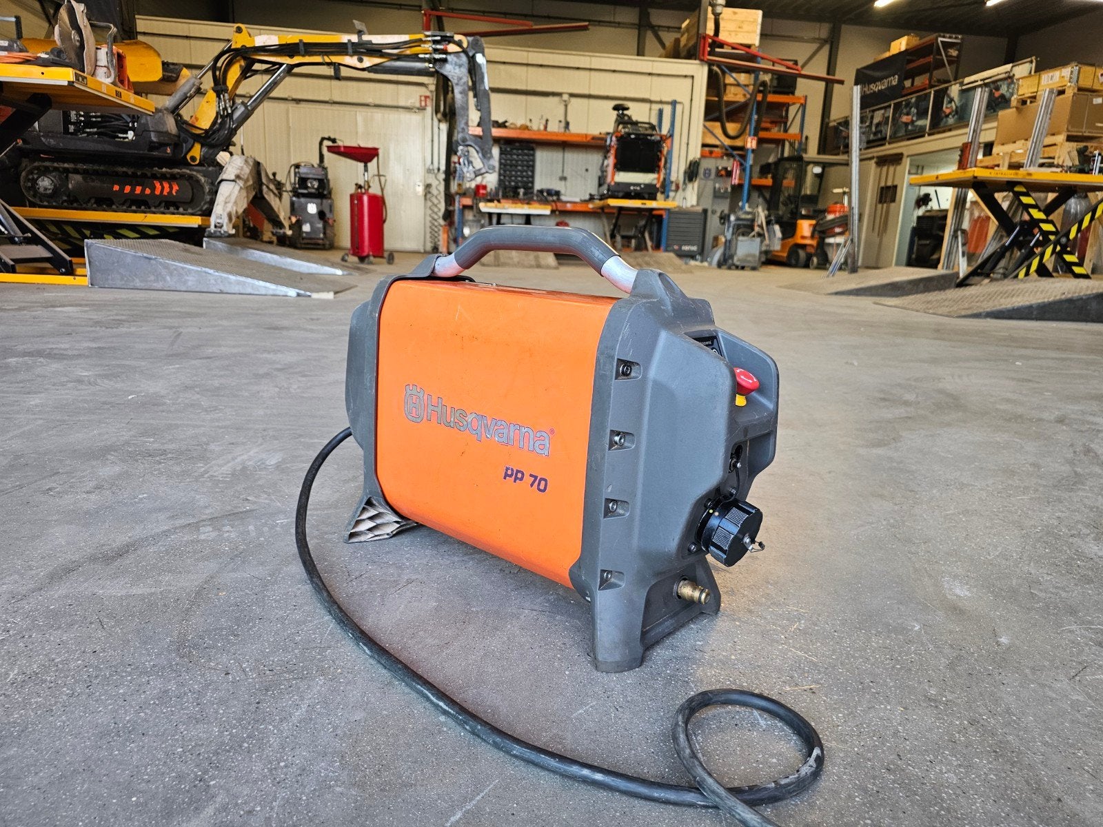 Husqvarna PP70 powerpack inc NEN keuring, Ophalen, Zo goed als nieuw