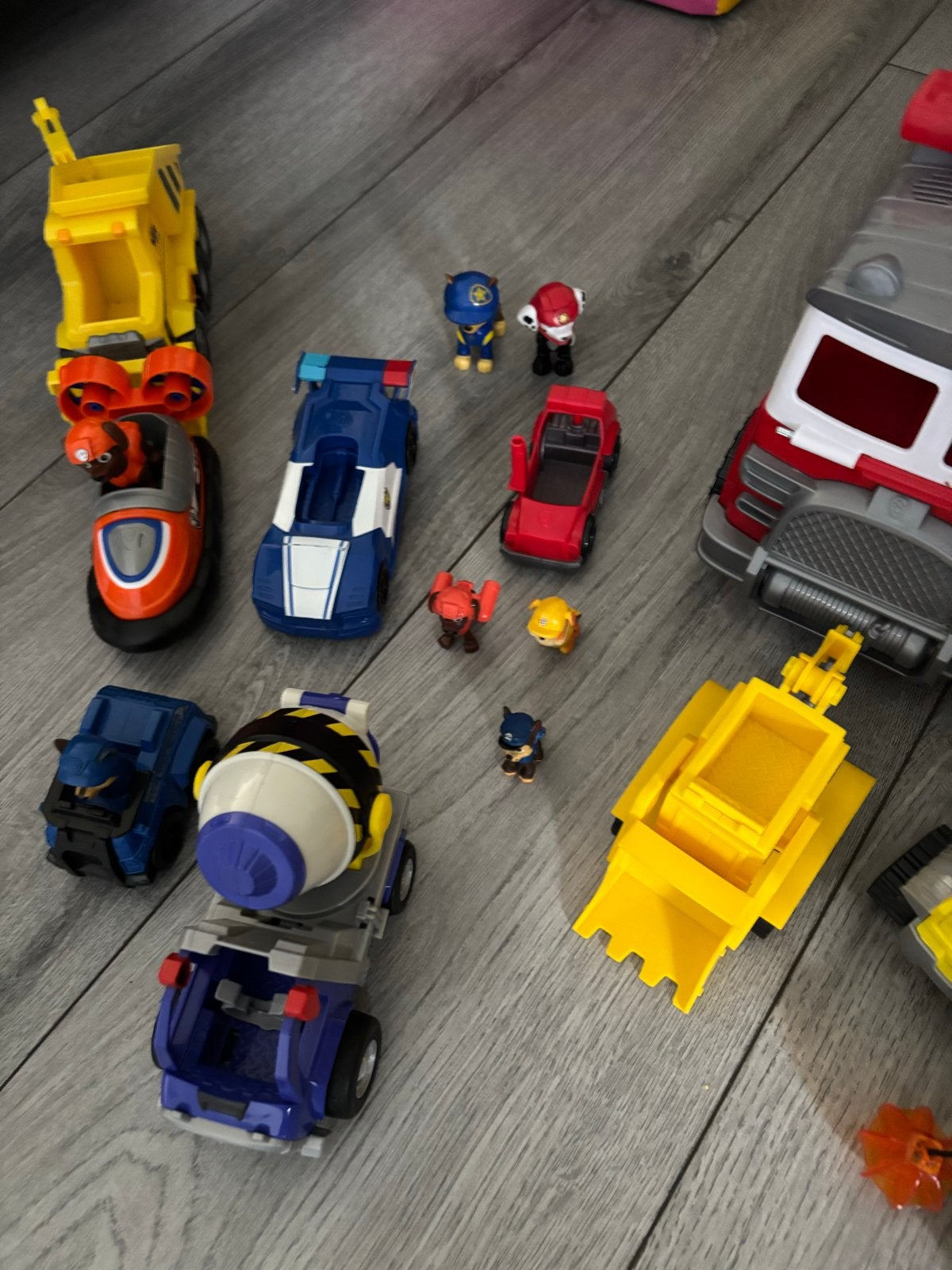 Grote Paw Patrol speelgoedcollectie, Kinderen en Baby's, Speelgoed | Actiefiguren, Ophalen, Gebruikt
