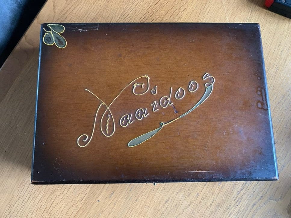 Antieke Houten Naaidoos - Opknapper, Ophalen