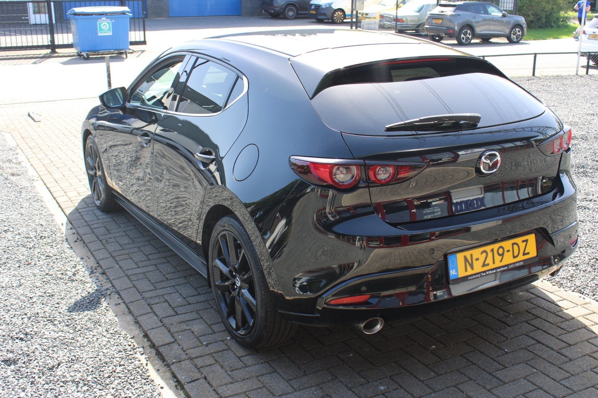 Mazda 3 2.0 e-SkyActiv-X M Hybrid 180 Luxury, Auto's, Voorwielaandrijving, Gebruikt, 4 cilinders, Zwart