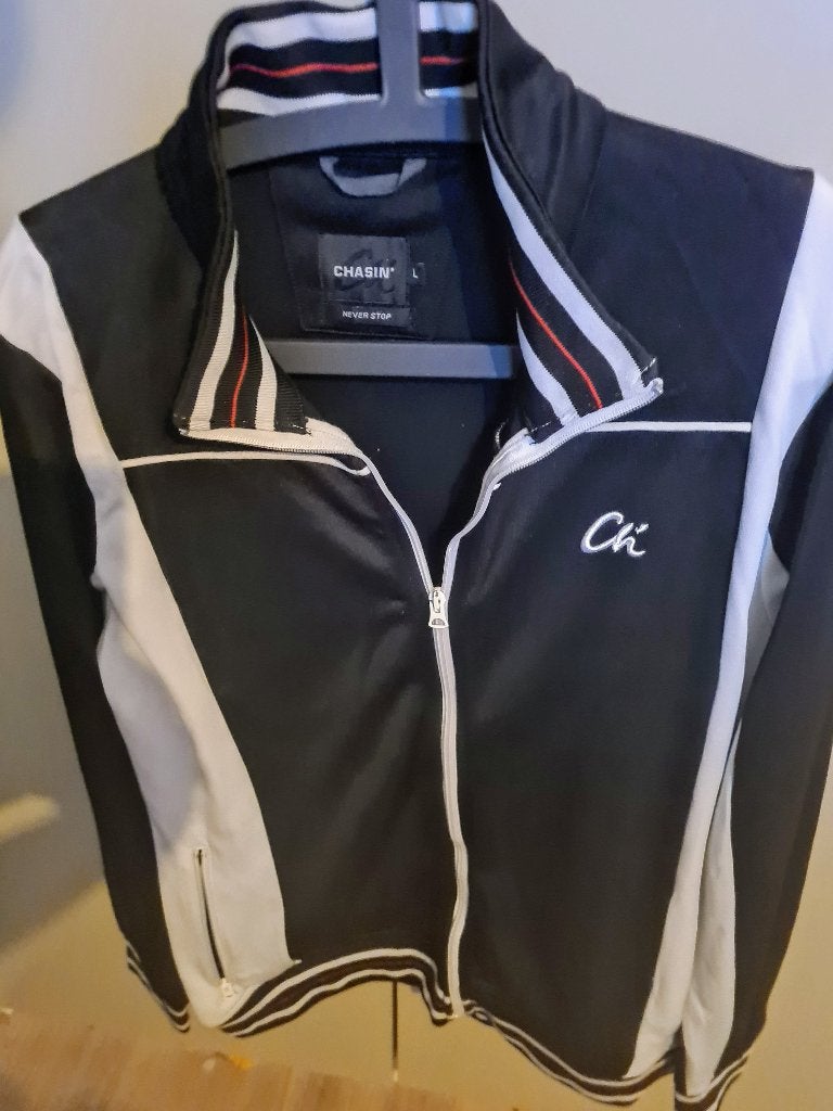 Chasin trainer jacket Mt L, Kleding | Heren, Truien en Vesten, Maat 52/54 (L), Chasin, Verzenden, Zwart