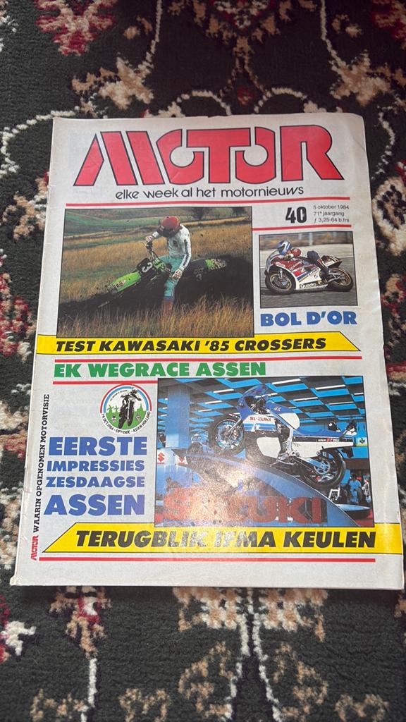Motor Magazine - 5 oktober 1984 - Kawasaki '85 Crossers, Ophalen of Verzenden, Gelezen, Algemeen