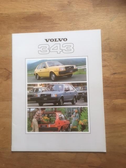 Autofolder/Brochure         Volvo   343        1979       NL, Ophalen of Verzenden, Zo goed als nieuw, Volvo