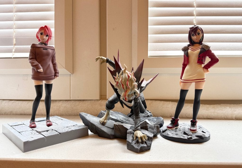Dandadan figuren Momo Okarun Aira SEGA Luminasta, Ophalen of Verzenden, Zo goed als nieuw