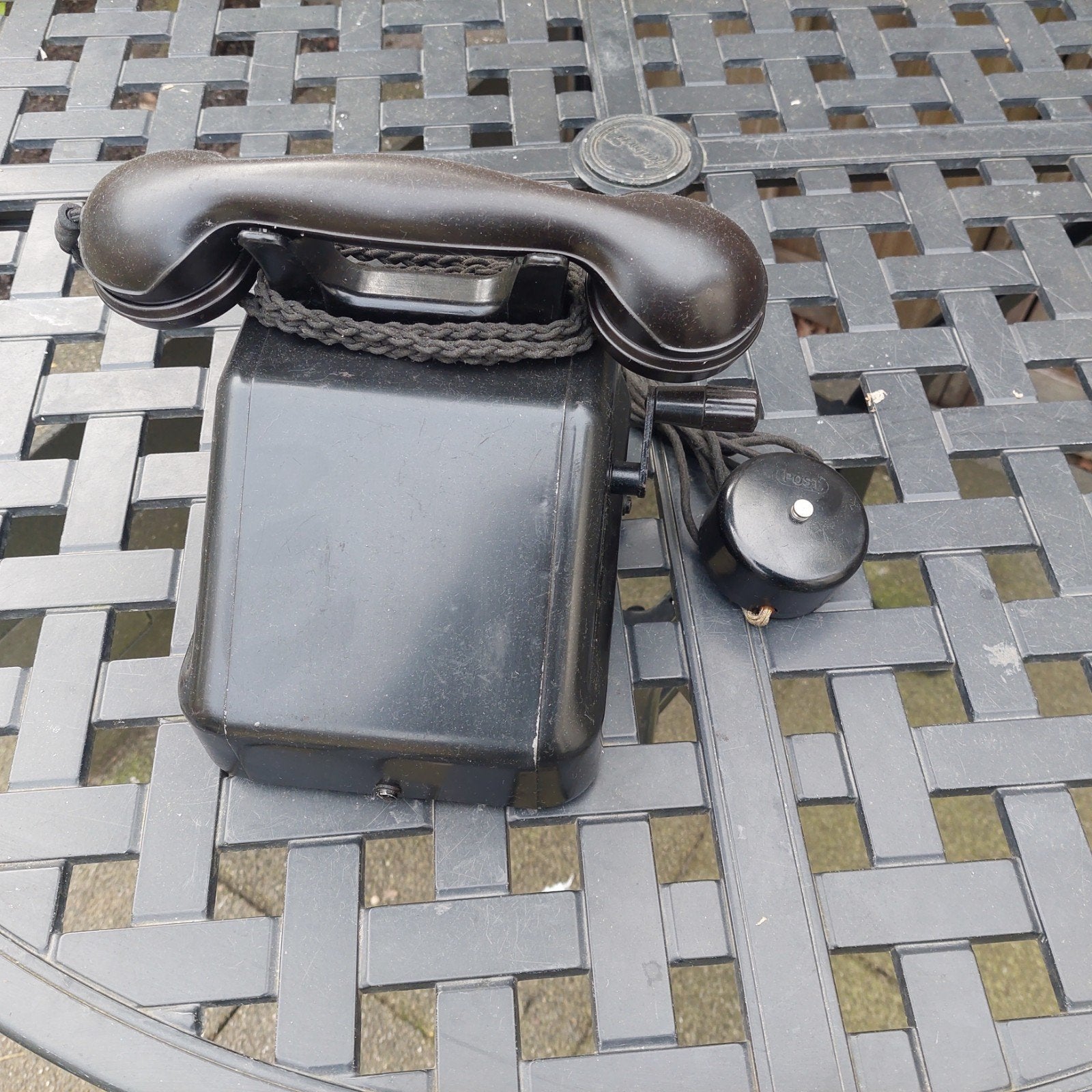 Tafel telefoon saba 1948, Verzamelen, Militaria | Tweede Wereldoorlog, Ophalen of Verzenden, Overige soorten, Duitsland, Overige typen