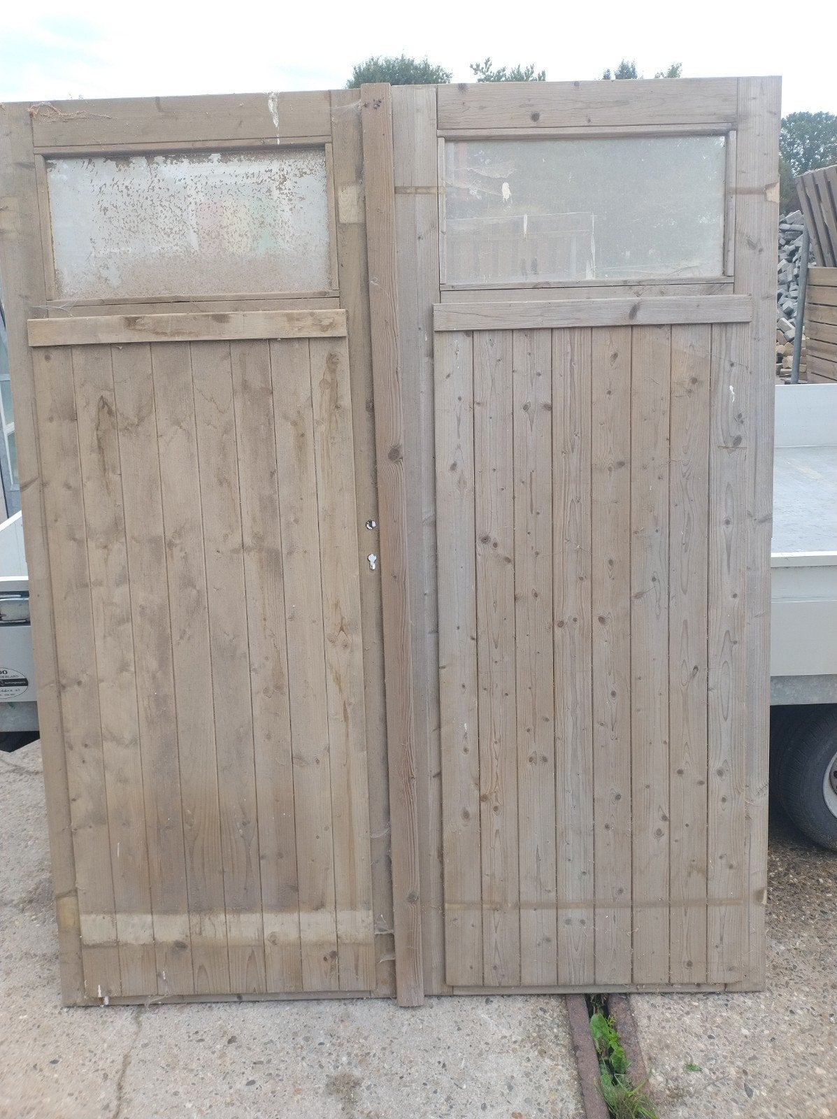 dubbelde deur, Ophalen of Verzenden, 120 cm of meer, Buitendeur, 215 cm of meer