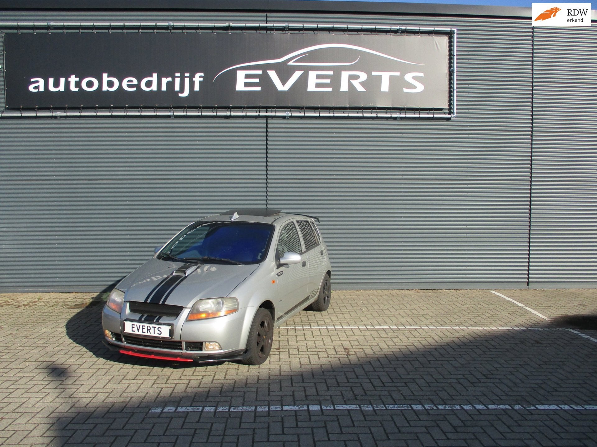 Daewoo Kalos 1.4 Class Ali Express uitvoering zie foto's met, Auto's, Stof, Zwart, 4 cilinders, Kalos