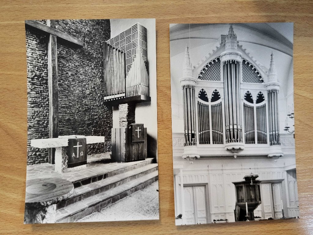 ansicht ZEIST Kerk Orgel (2x), Verzamelen, Ophalen, Voor 1920, Utrecht