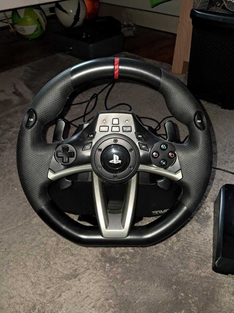 Hori game stuur met pedalen, Spelcomputers en Games, Ophalen of Verzenden, Zo goed als nieuw