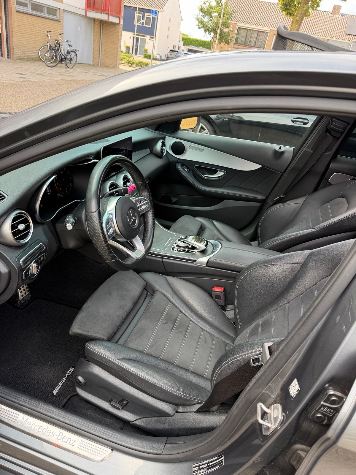 Mercedes-Benz C-Klasse C180 156pk 9G-TRONIC 2019 Grijs, Auto's, 1800 kg, Sedan, 5 stoelen, 1360 kg