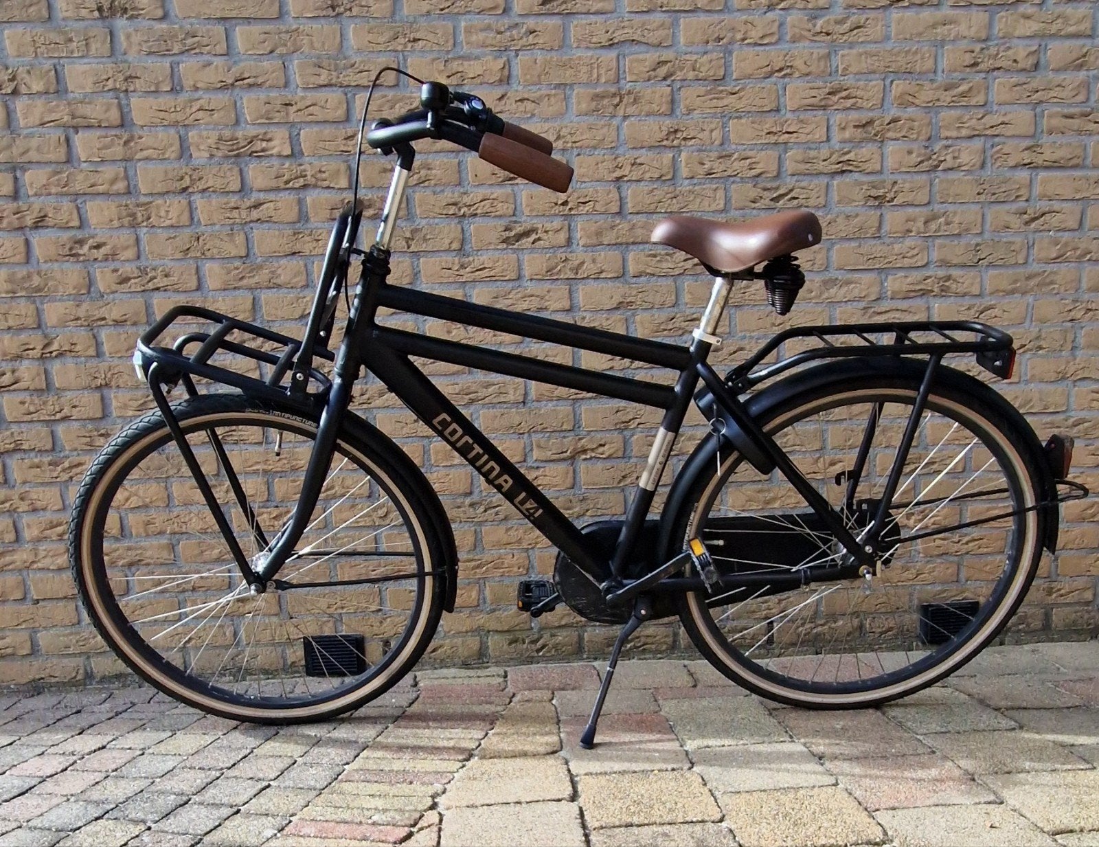 Cortina U4 Transportfiets 24 inch, framemaat 46 cm, Fietsen en Brommers, Overige merken, Terugtraprem, 24 inch, Versnellingen