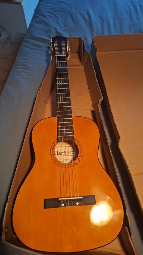 Martinez Spaanse Gitaar MTC-080-12 - Zo goed als nieuw, Muziek en Instrumenten, Snaarinstrumenten | Gitaren | Akoestisch, Ophalen of Verzenden