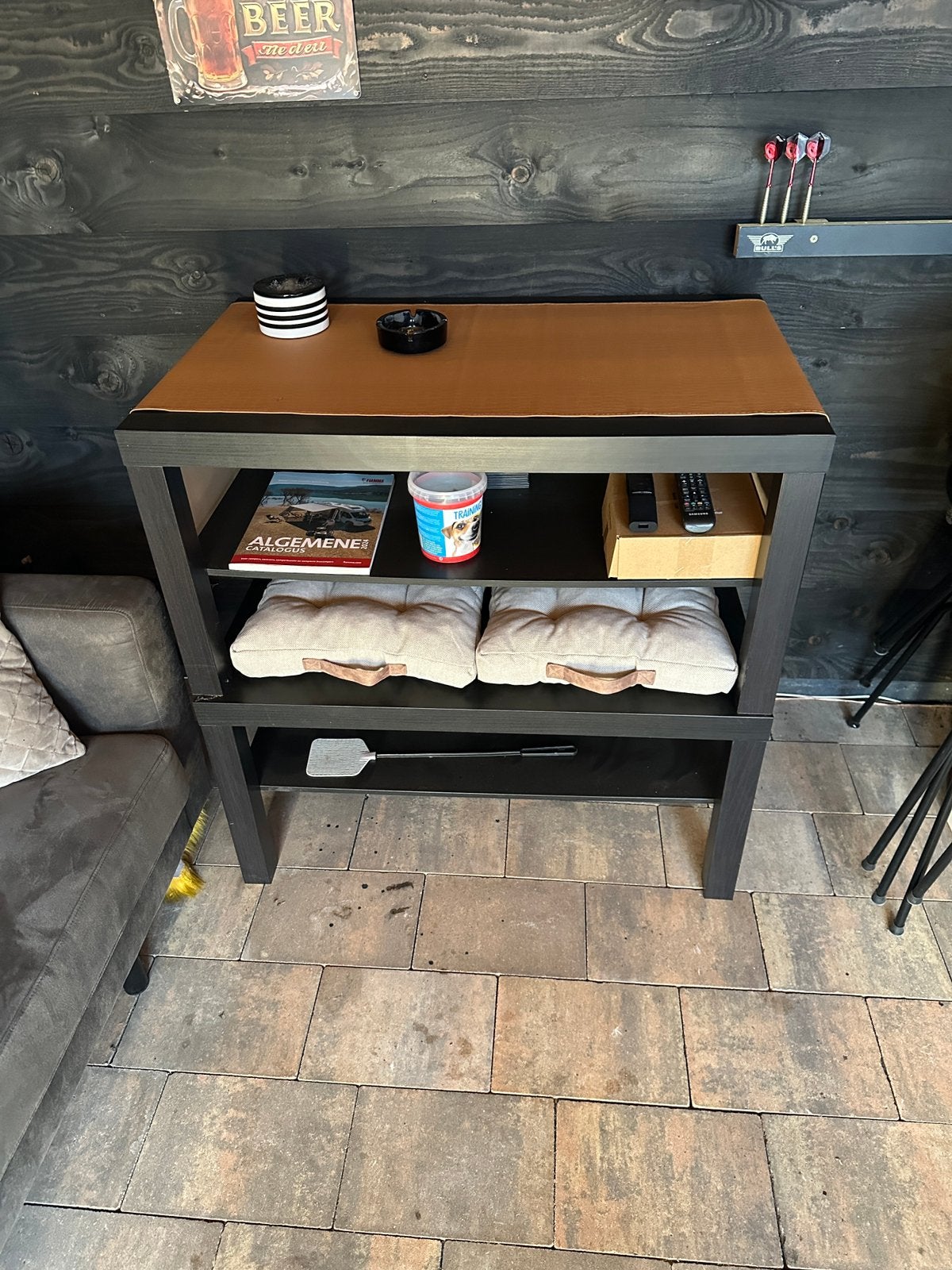 2 Ikea tafeltjes, Ophalen, Strak, Gebruikt, 50 tot 100 cm