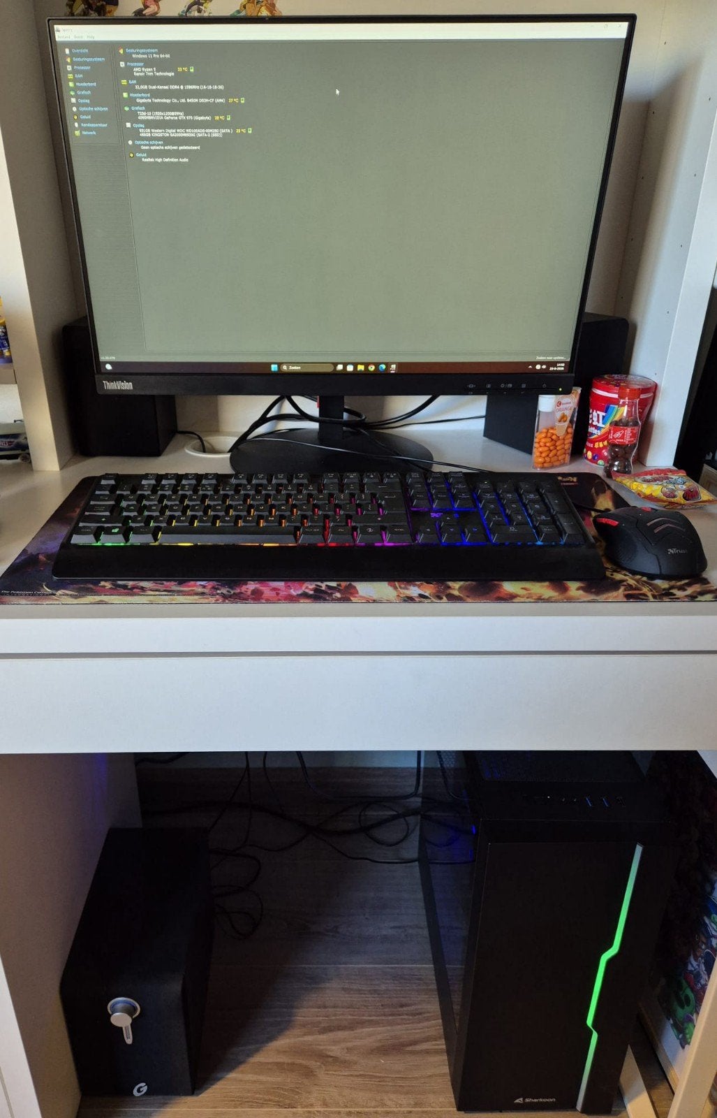 Complete PC set – Ryzen 5 – 32GB RAM – GTX 970 – ThinkVision