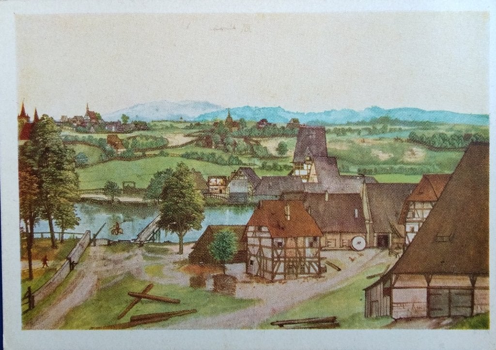 Albrecht Dürer - Die Drahtziehmühle, Verzenden, 1980 tot heden, Ongelopen, Overige thema's