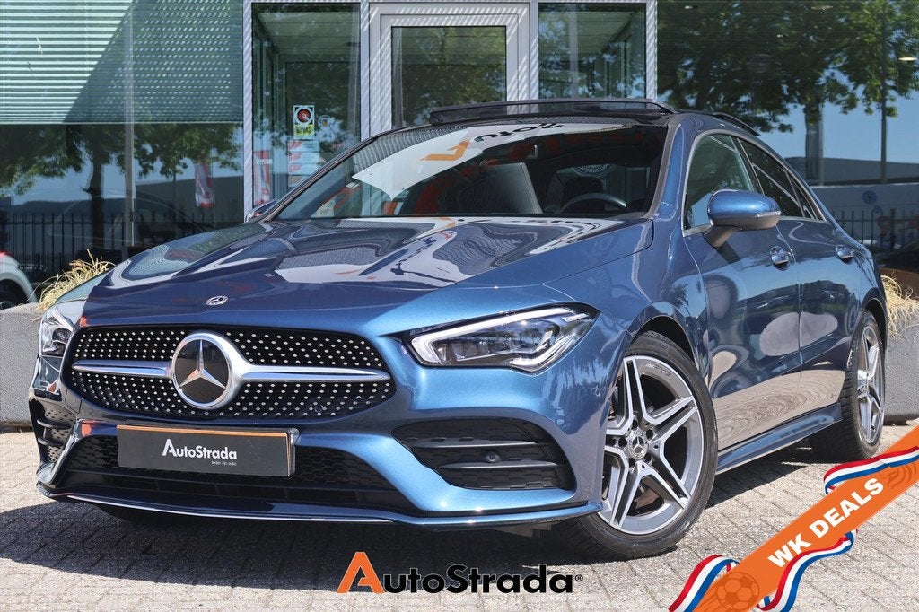 Mercedes CLA Coupé 200 AMG-LINE 163pk I Pano I Sfeerverlich, Auto's, CLA, Gebruikt, 4 cilinders, Met garantie (alle)