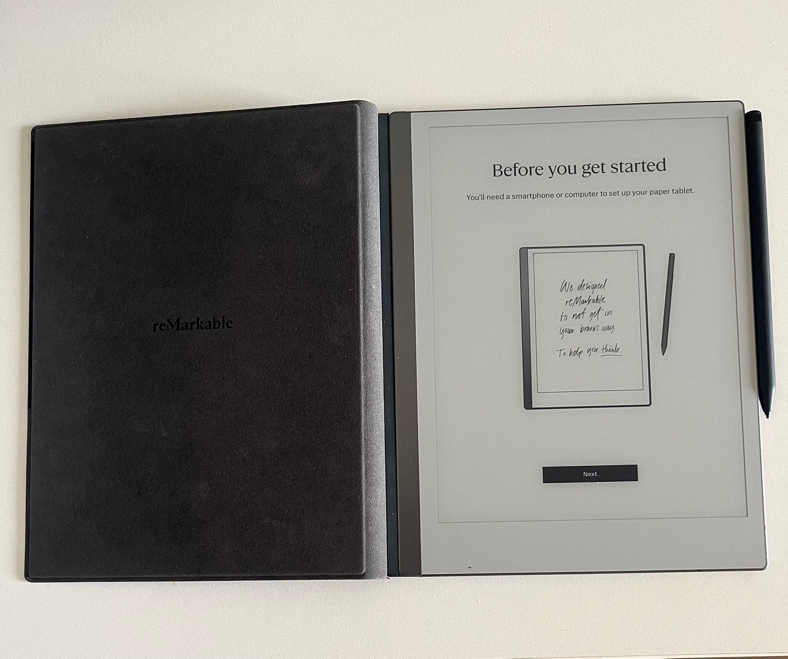 reMarkable 2, Marker Plus en Book Folio. Zo goed als nieuw, Ophalen of Verzenden, Zo goed als nieuw, ReMarkable