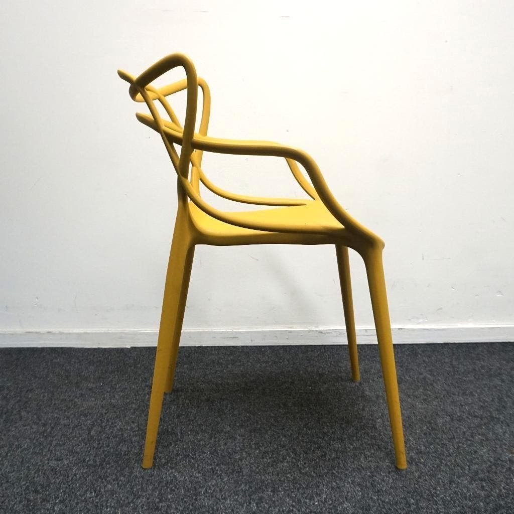 Kartell Masters Design Stoelen | Geel | Kunststof Stoelen, Huis en Inrichting, Kunststof, Gebruikt, Overige kleuren, -