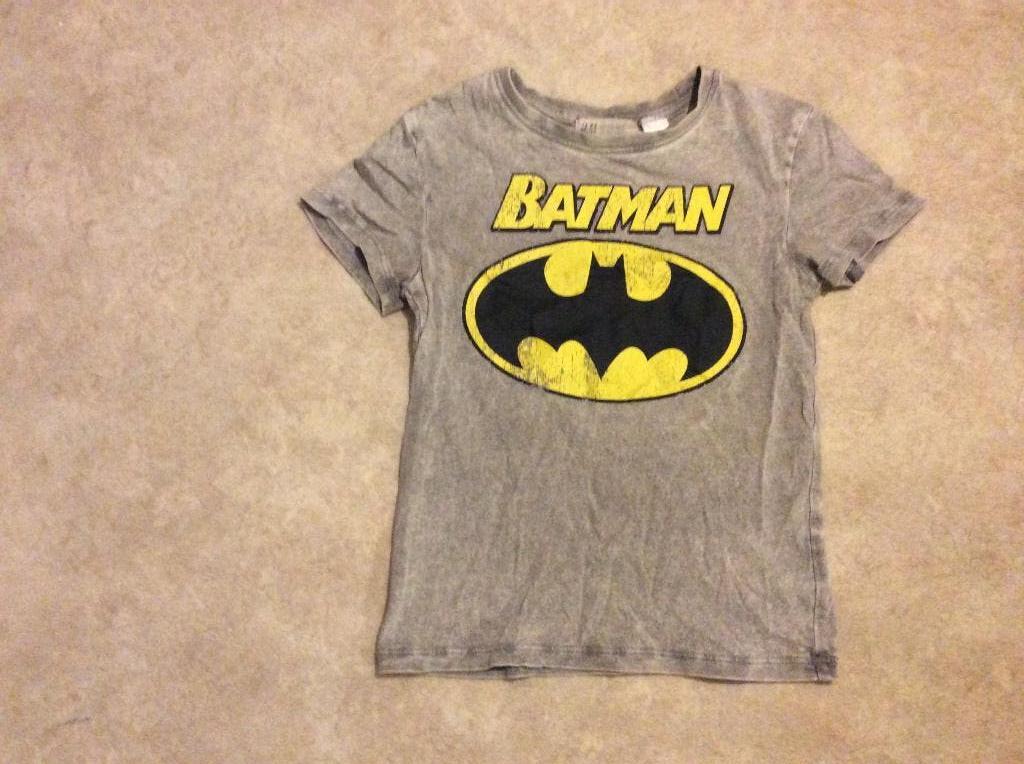 H&M shirt maat 98/104 Batman met tekst, Kinderen en Baby's, Kinderkleding | Maat 98, Gebruikt, H&M, Ophalen of Verzenden, Shirt of Longsleeve