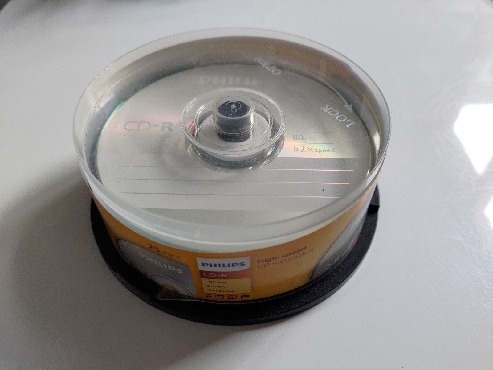 Philips CD-R 25 stuks, Cd, Nieuw, Ophalen of Verzenden, Op spindel