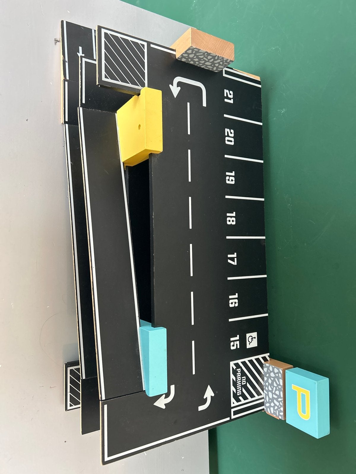 Candylab Parkeergarage - Houten Speelgoed, Kinderen en Baby's, Speelgoed | Houten speelgoed, Ophalen, Gebruikt, Overige typen