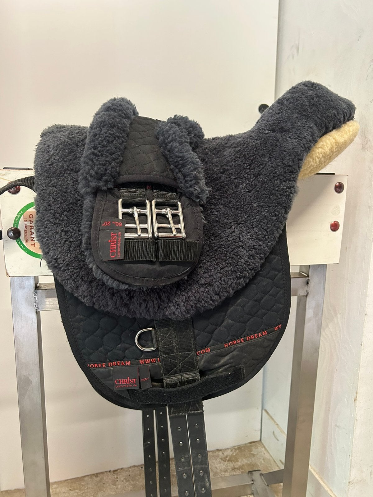 Mooie Christ Barebackpad lamsvel evt. met singel maat: pony, Verzenden, Zo goed als nieuw