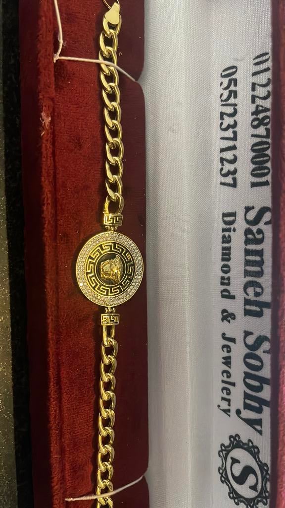 Gloednieuwe 18k Versace dames nog nooit gedragen., Sieraden, Tassen en Uiterlijk, Armbanden, Ophalen, Nieuw, Goud