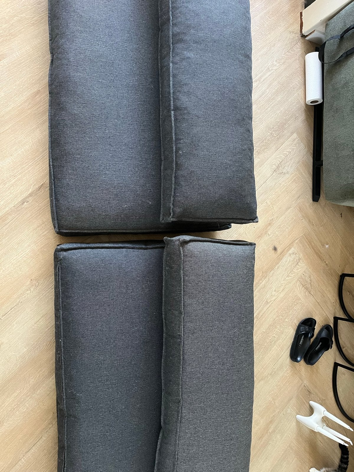 2 sets palletkussens, Ophalen, Gebruikt, 150 tot 200 cm, Tweepersoons