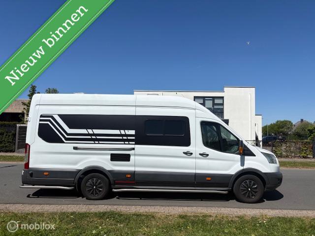 Ford Transit 350 2.0 TDCI L4H3 camper trend, Caravans en Kamperen, Campers, 6 tot 7 meter, Startonderbreker, Ford, Verwarmde buitenspiegels