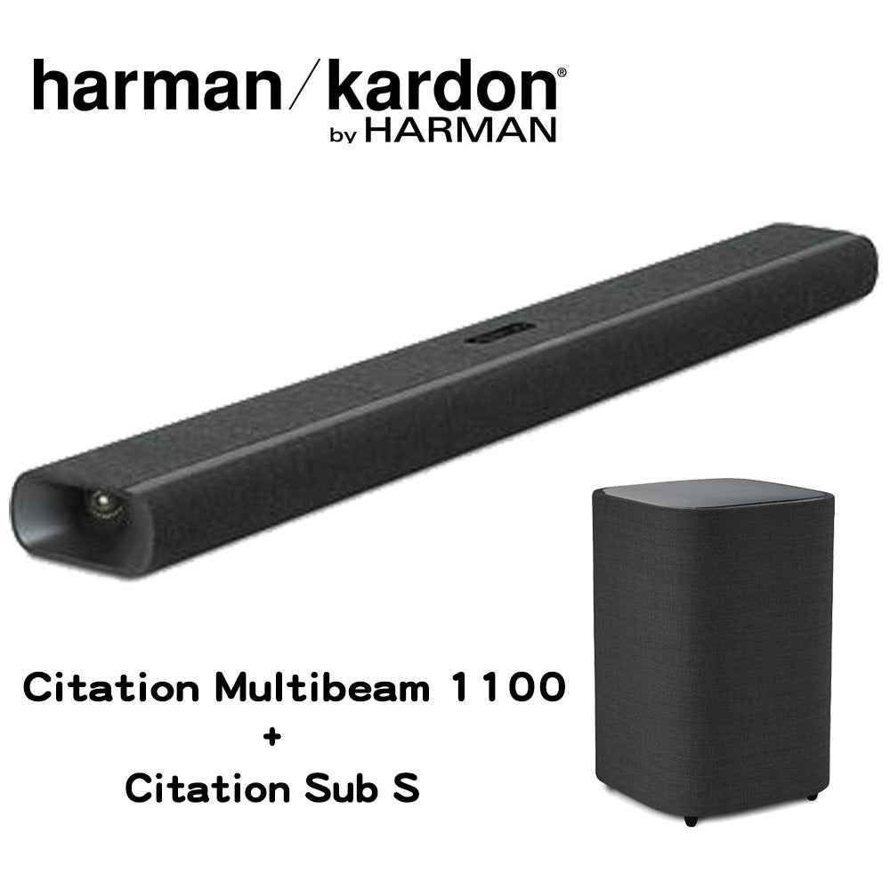 Harman/Kardon Citation Multibeam 1100 + Citation Sub S, Audio, Tv en Foto, Soundbars, Ophalen, Bluetooth, Zo goed als nieuw