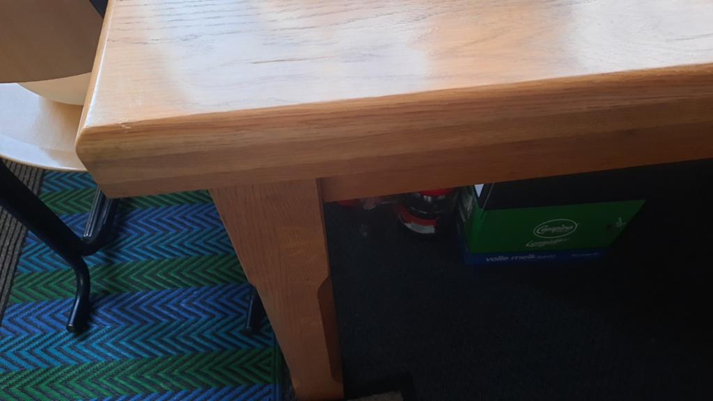 Blank Eikenhouten eettafel 180x85x78, Huis en Inrichting, Tafels | Eettafels, Gebruikt, 50 tot 100 cm, 150 tot 200 cm, Vier personen