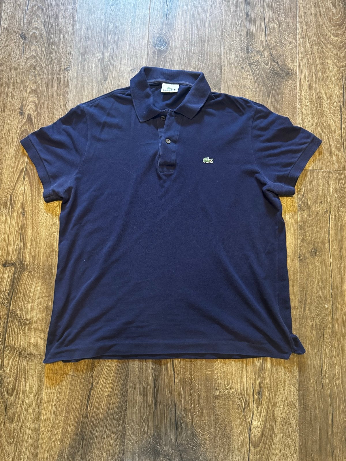 Lacoste Polo (Maat M/S), Verzenden, Zo goed als nieuw, Maat 48/50 (M), Blauw