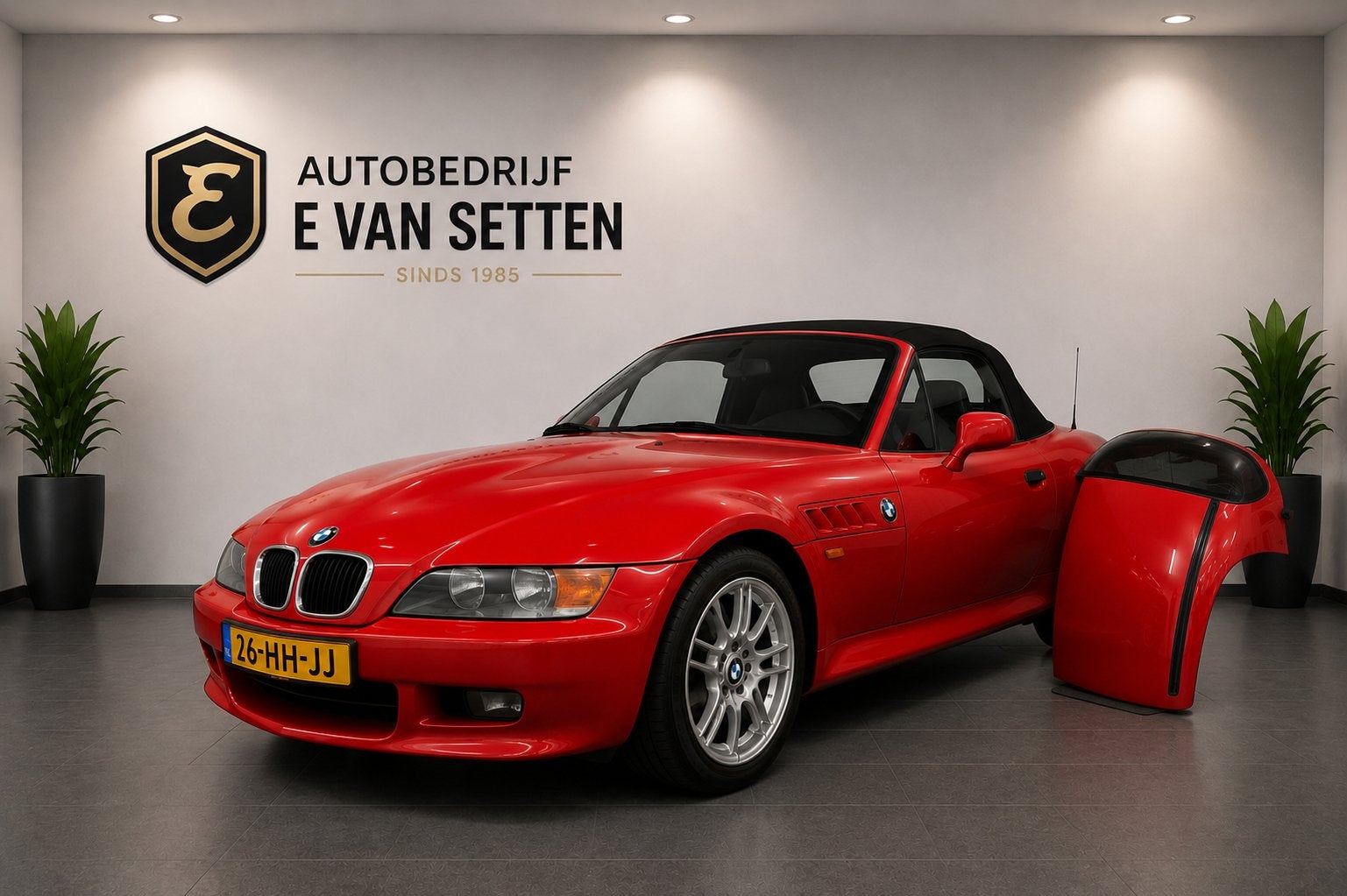 BMW Z3 Roadster 1.9 Nieuwe Softtop Inclusief Hardtop, Auto's, Achterwielaandrijving, Gebruikt, 4 cilinders, Cabriolet