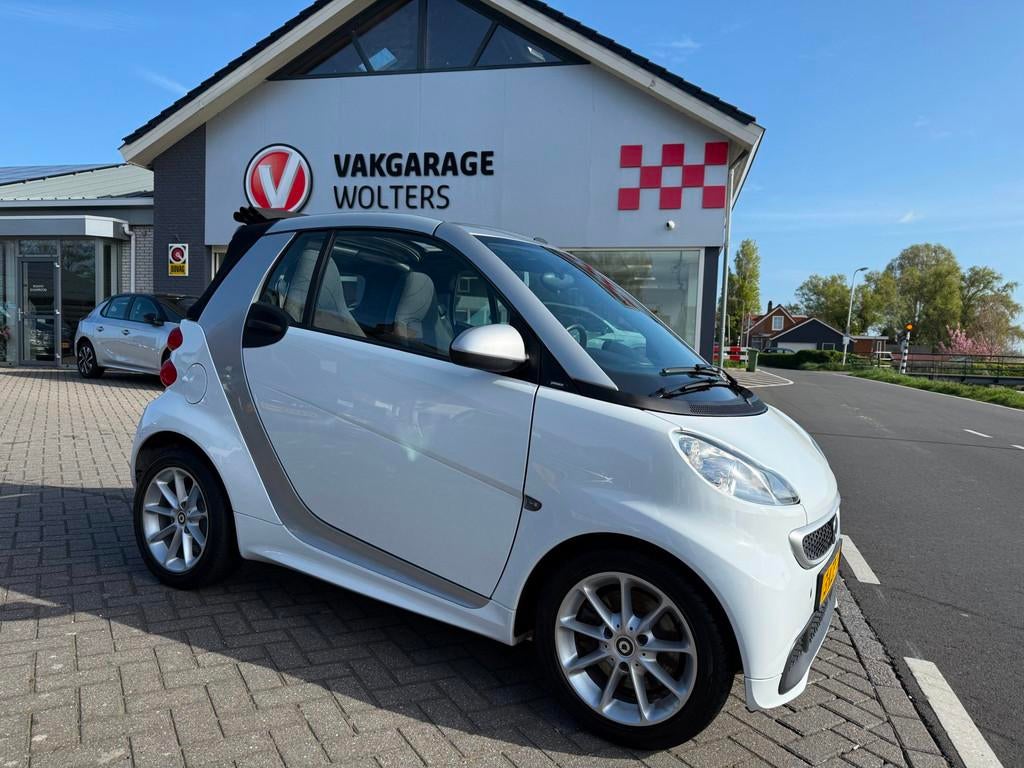 Smart Fortwo cabrio 1.0 mhd Edition Pure RIJKLAARPRIJS!, Automaat, Euro 5, Gebruikt, Zwart